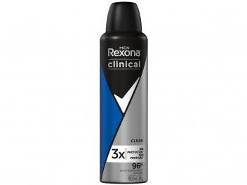 Desodorante Rexona Aerosol Antitranspirante - Masculino Clinical Clean 150ml