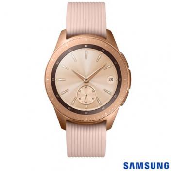 Galaxy Watch LTE 42mm Samsung Rosé com 1,2”, Pulseira de Silicone, Bluetooth e 4GB - Magazine Ofertaesperta