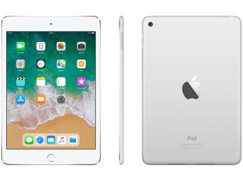 iPad Mini 4 Apple 128GB Prata Tela 7,9” Retina - Proc. Chip A8 Câm. 8MP + Frontal iOS 11 Touch ID - Magazine Ofertaesperta