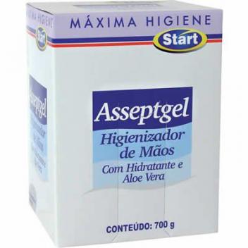 Refil Álcool Gel Higienizador Assept Start 800ml - Magazine Ofertaesperta