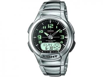 Relógio Masculino Casio Anadigi - Mundial AQ 180WD 1BV Prata - Magazine Ofertaesperta