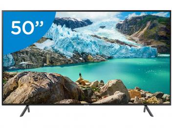 Smart TV 4K LED 50” Samsung UN50RU7100 Wi-Fi - HDR Conversor Digital 3 HDMI 2 USB