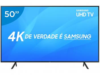 Smart TV LED 50” Samsung 4K/Ultra HD NU7100 - Tizen Conversor Digital Wi-Fi 3 HDMI 2 USB DLNA - Magazine Ofertaesperta