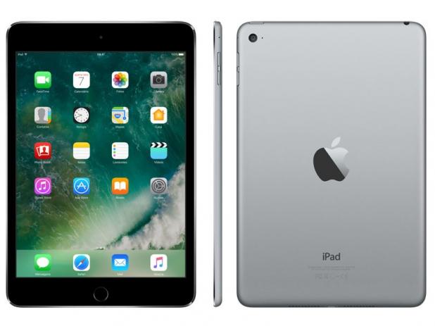 iPad Mini 4 Apple 128GB Cinza Tela 7,9 Retina - Wi-Fi Processador M8 Câmera 8MP + Frontal