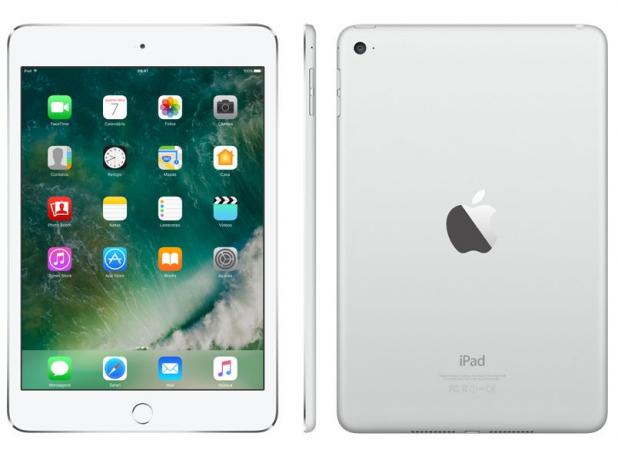 iPad Mini 4 Apple 128GB Prata Tela 7,9” Retina - Proc. Chip A8 Câm. 8MP + Frontal iOS 10 Touch ID