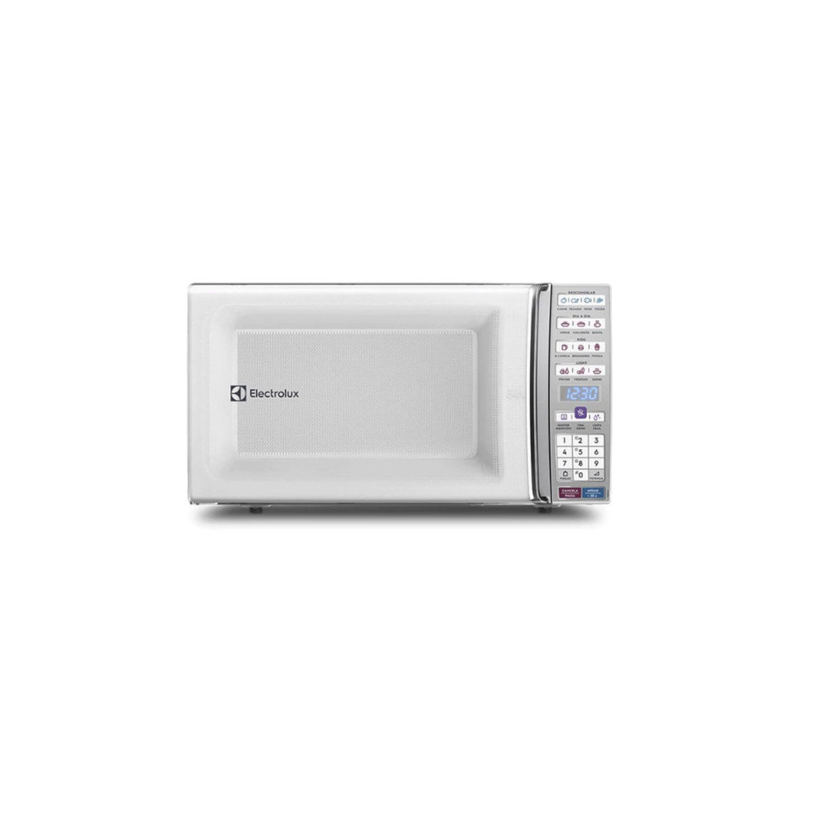 Micro-ondas Electrolux de bancada Branco com Função Tira Odor e Manter Aquecido 34L MEO44 220v