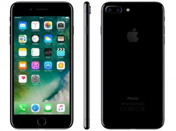 iPhone 7 Plus Apple 32GB Preto 4G Tela 5,5" Retina - Câmera 12MP + Selfie 7MP iOS 11 Proc. Chip A10 - Magazine Ofertaesperta