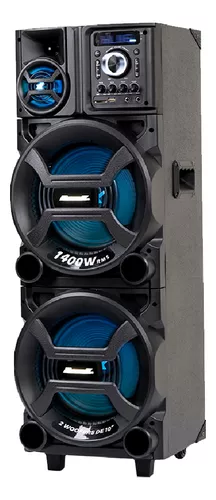 Caixa de Som Amplificada Amvox Titan 1400w Bivolt - Aca 1402