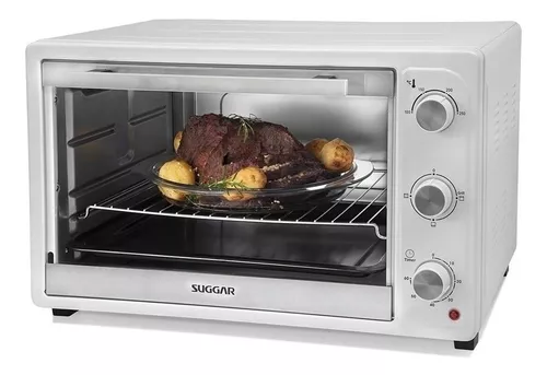 Suggar Forno Elétrico De Bancada 50 L FE501, 1600W, 127V, 100ºC Até 250ºC (Branco)