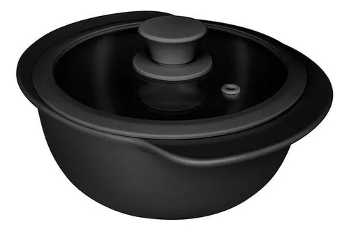 Panela De Cerâmica Pequena 1.3l Oxford- Linea Nanquim (Preto)