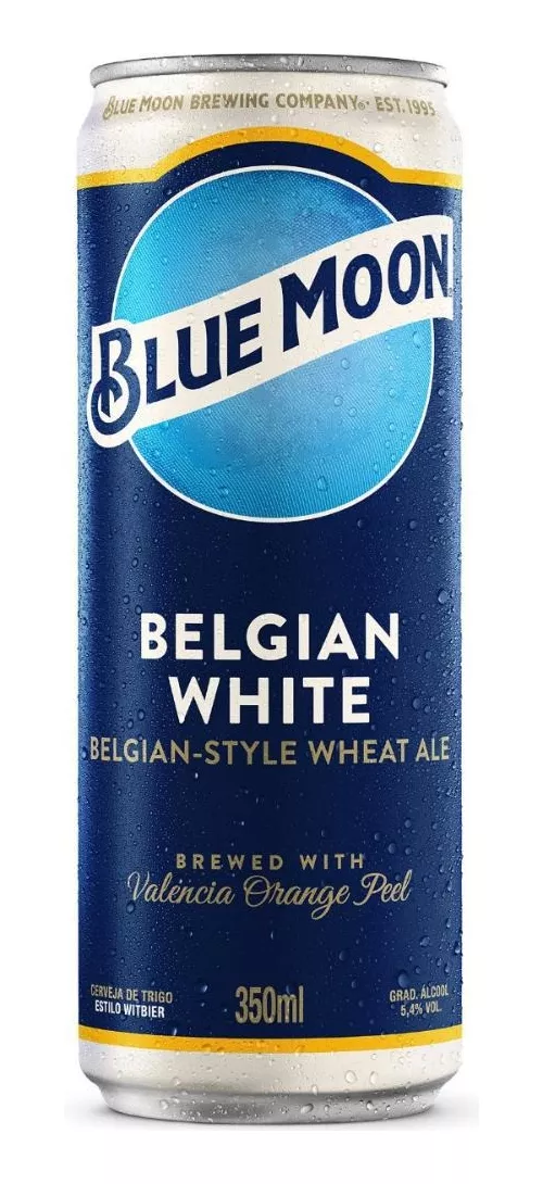 15 unidades de Cerveja Belgian White Blue Moon Wheat Ale 350ml