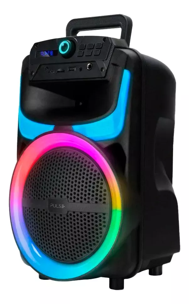 Caixa de Som Pulse SP402E Gamer 250W RMS Preto Bluetooth/FM/USB/Karaokê 110V/220V