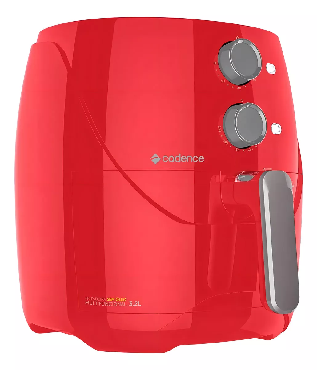 Fritadeira Sem Óleo Cadence Light Fryer FRT551, 3,2L, 110V (Vermelha)