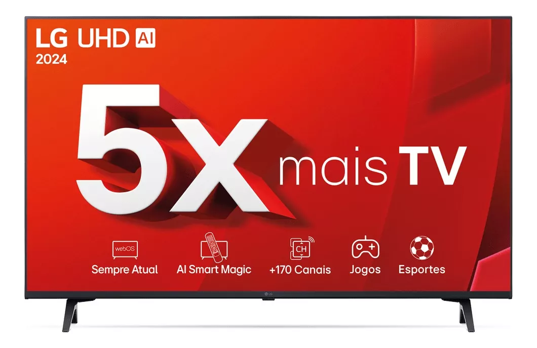 Smart TV 4k 43 LG Uhd 43ut8000 Processador 5 Ger7 Ai