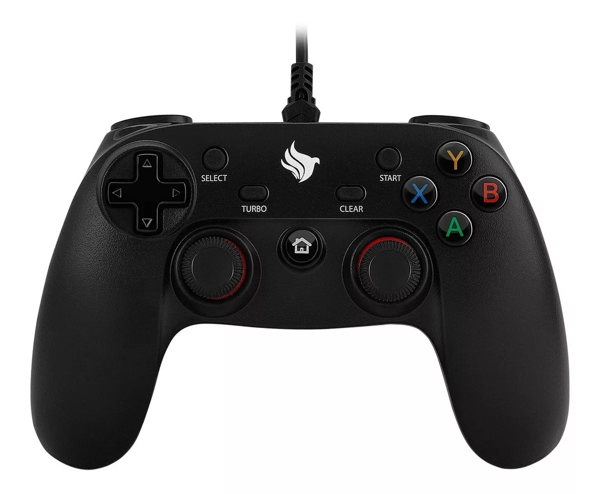 Controle Gamer Pichau Gcx100 Pc Pg-cx100-bk Cor Preto