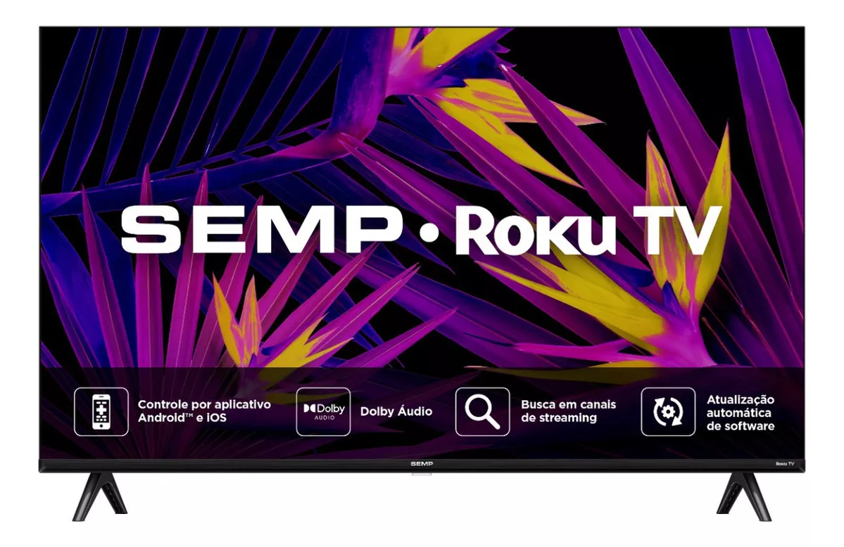 Semp LED Smart TV 32 R6610 HD Roku TV