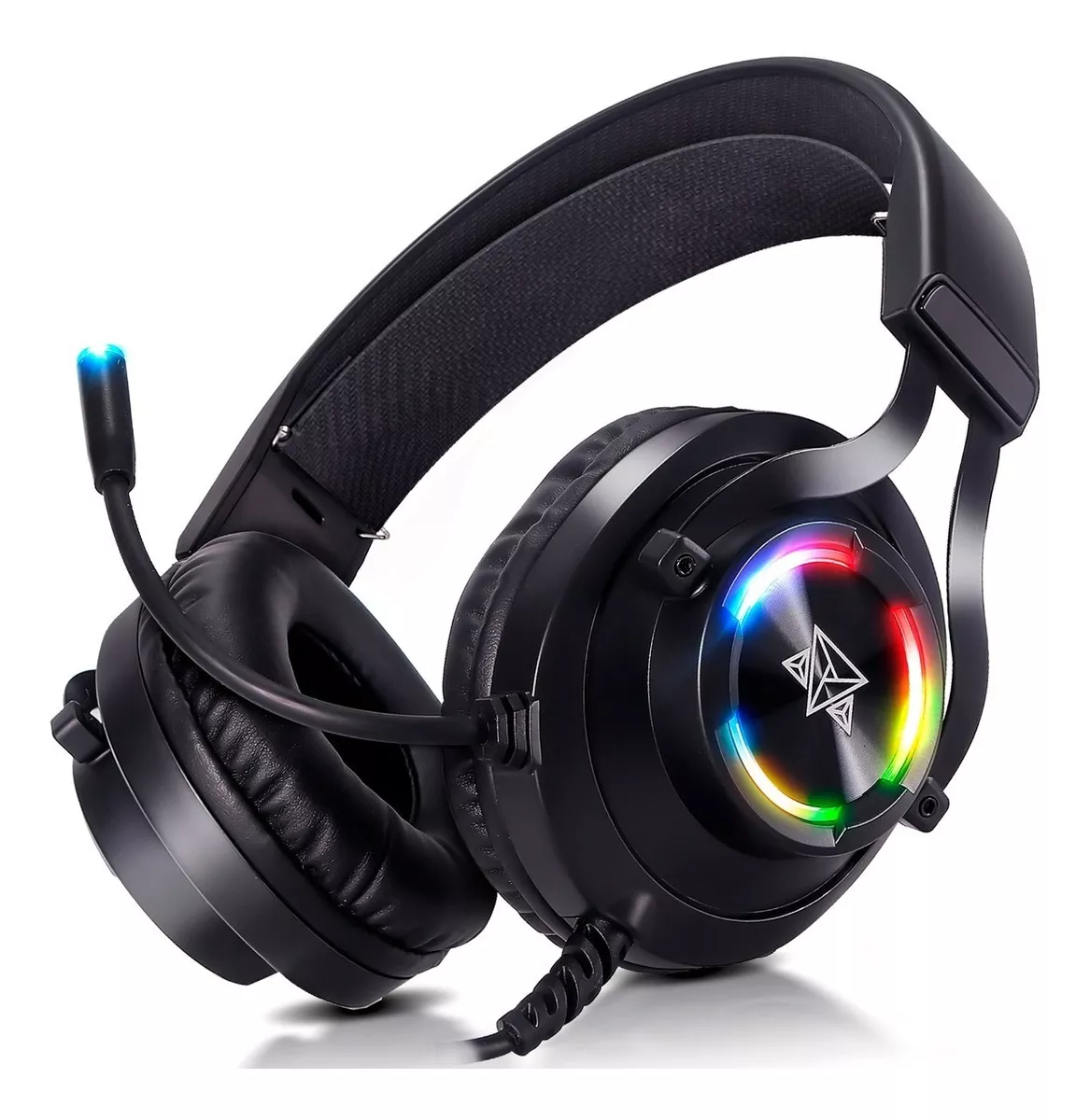 Fone De Ouvido Headset Gamer Usb 7.1 Adamantiun Hiperion AH401 V2 LED RGB