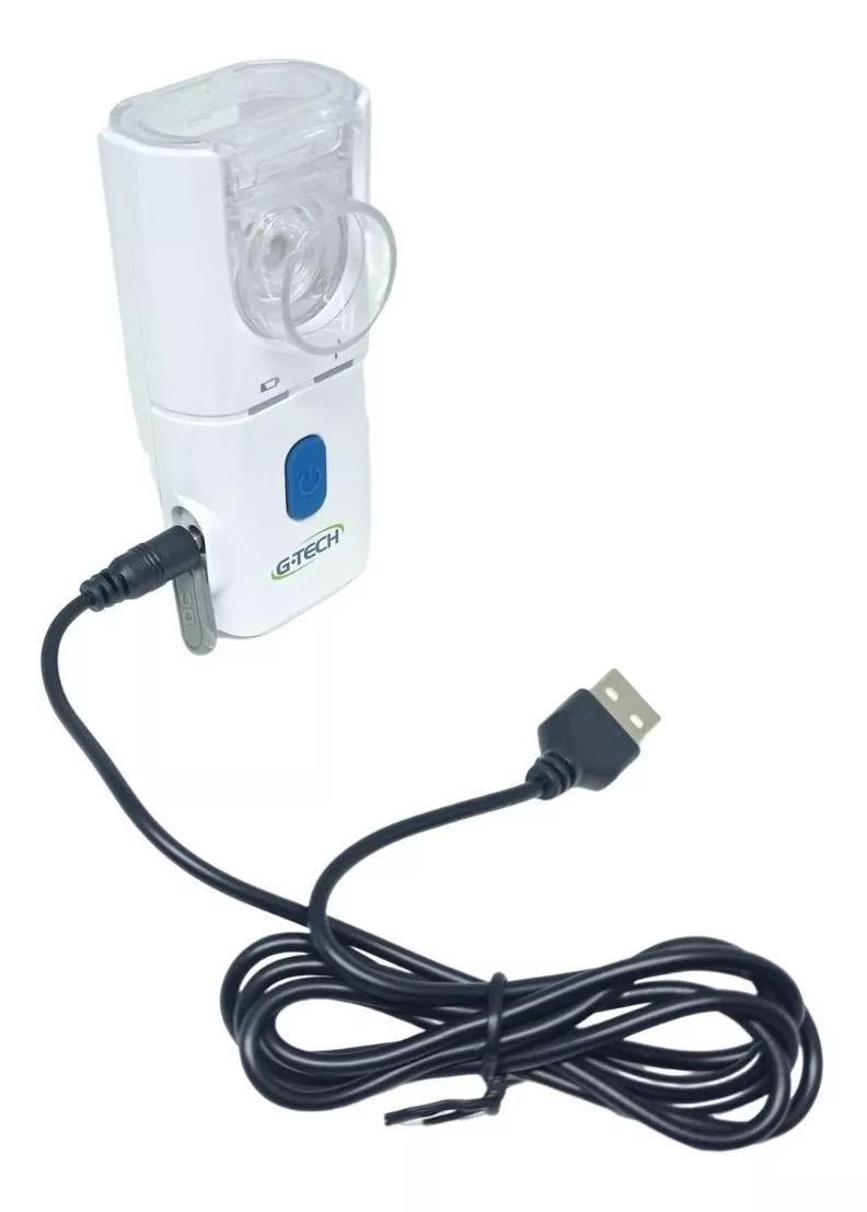 Nebulizador E Inalador De Rede Vibratória Nebmesh2 G-tech Cor Branco 110V/220V