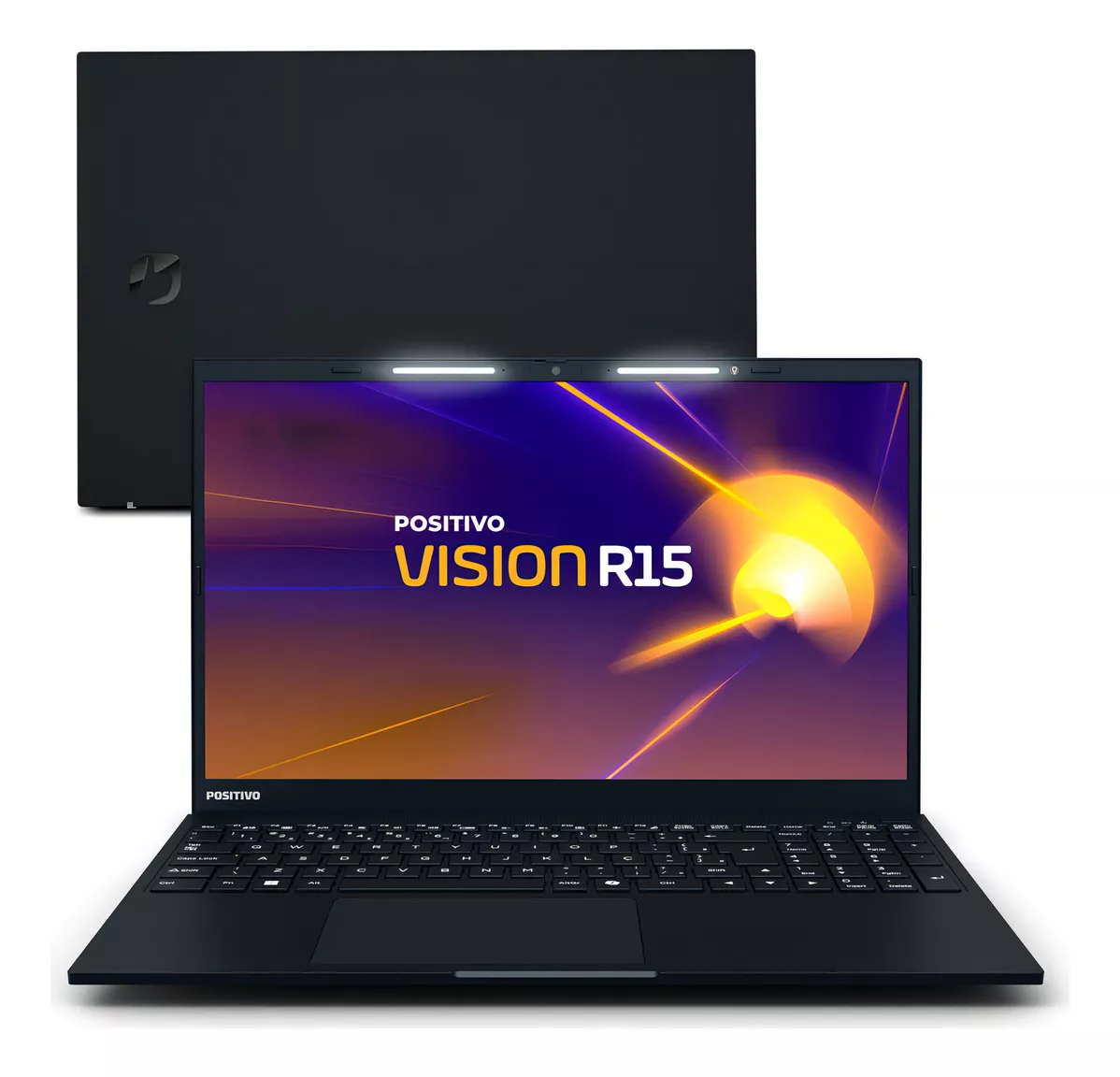 Notebook Positivo Vision R15 Lumina Bar Amd Ryzen 5 8gb 256gb Tela 15 Polegadas Full Hd Antirreflexo Windows 11 Home