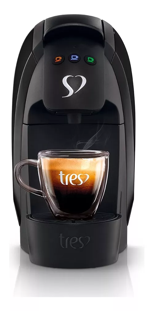 Cafeteira Espresso Luna Preta Automática 3 Corações 220v