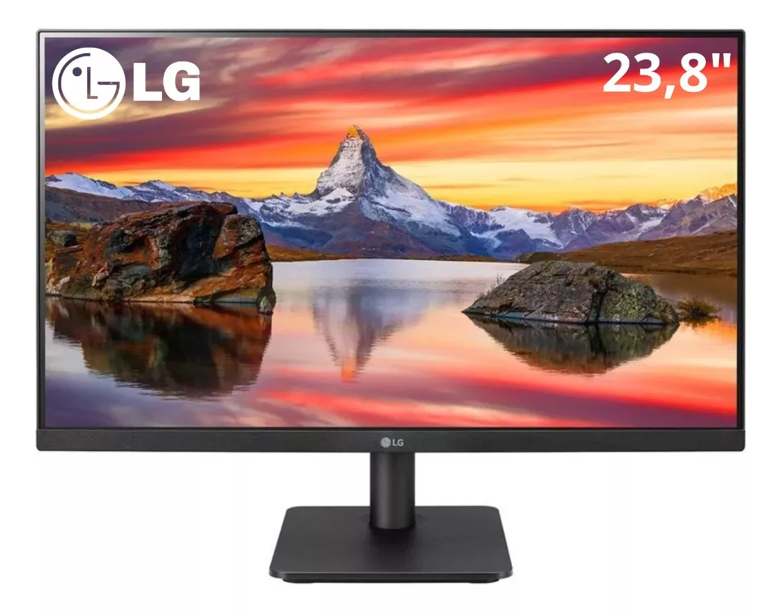 Monitor Gamer IPS 23,8" Full HD LG 75Hz AMD FreeSyn e Flicker Safe 1 HDMI 1 D-Sub 24MP400-B.AWZM