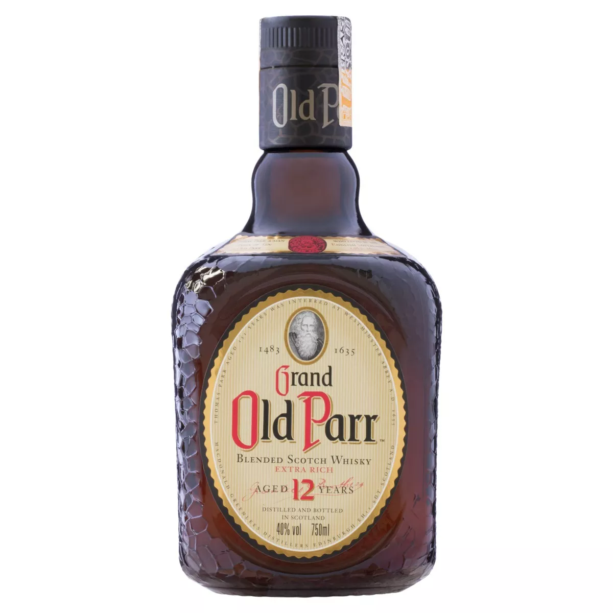 Whisky Escocês Blended 12 Anos Grand Old Parr Garrafa 750ml