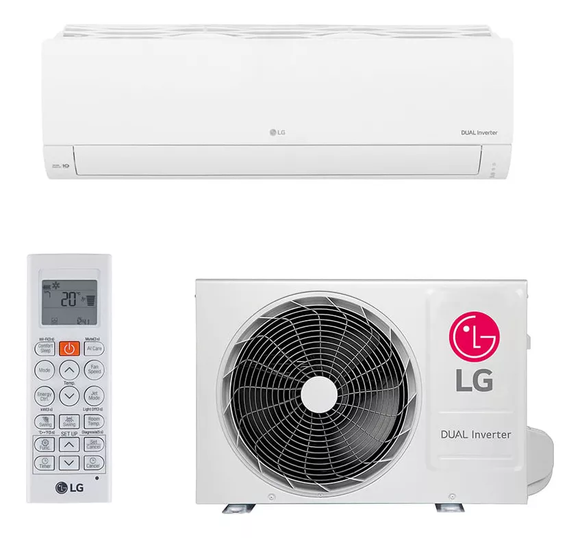 LG Dual Inverter Compact S3UQ18KLQAL EB2GAM1 18.000 btus frio 220v R-32 cor branco