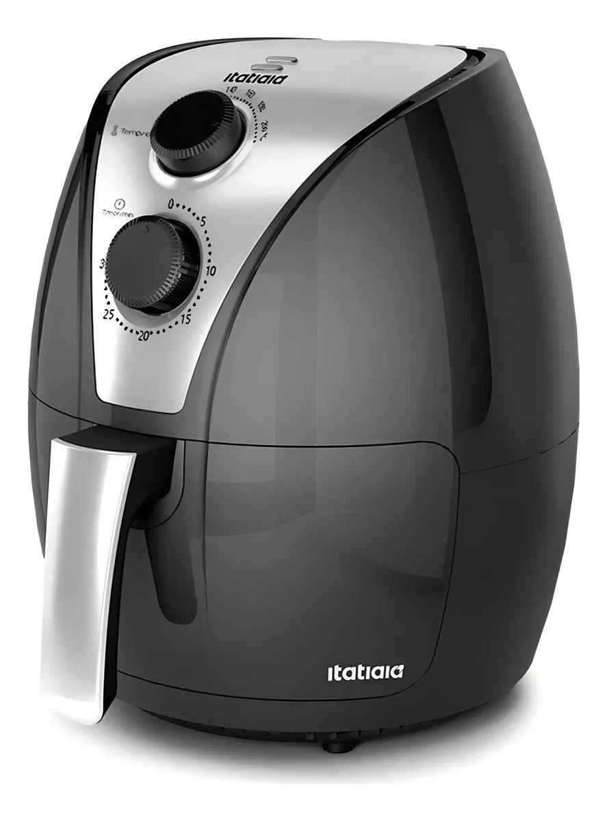 Fritadeira Itatiaia Air Fryer Essencial 3,5 Lt Afess100 127v Cor Preto