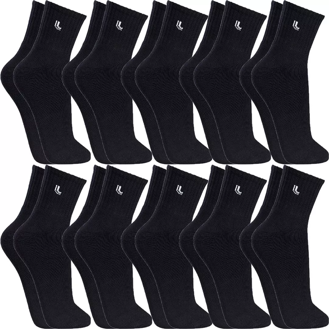 Kit 10 Pares Meia Lupo Cano Médio Masculina Atacado Original