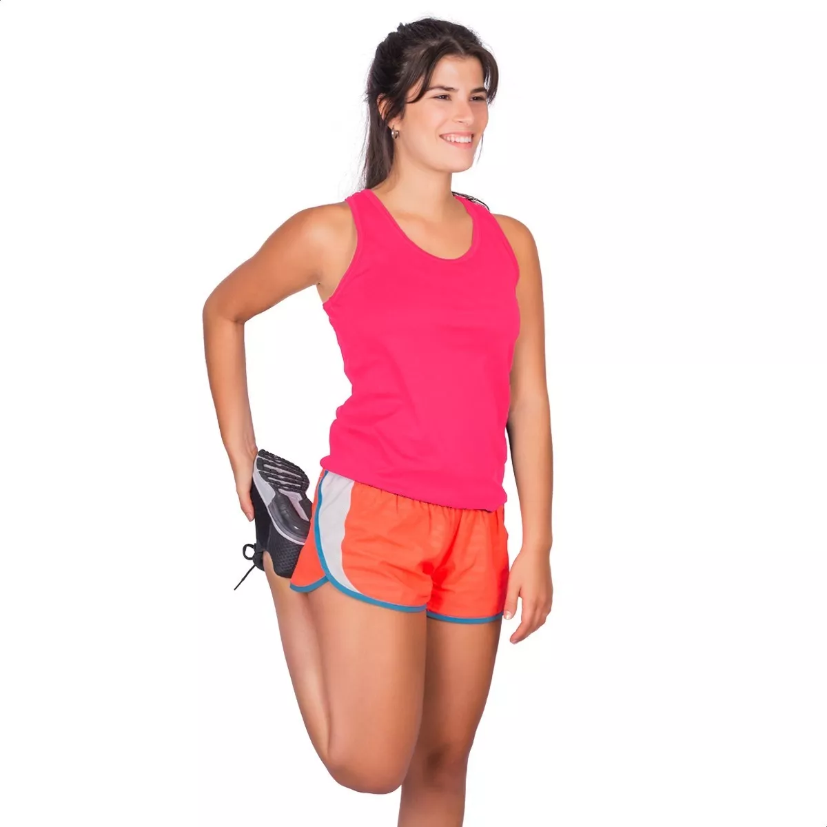 Camiseta Regata Básica Lisa Neon Treino Academia - Feminina