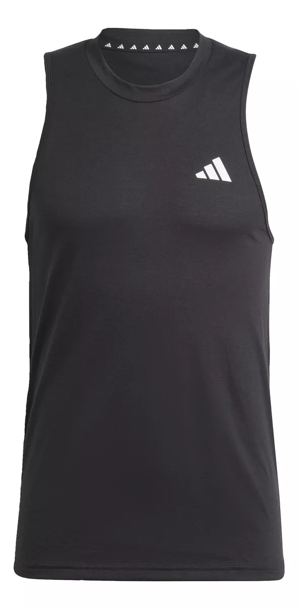 Camiseta sem Mangas Treino Logo Adidas