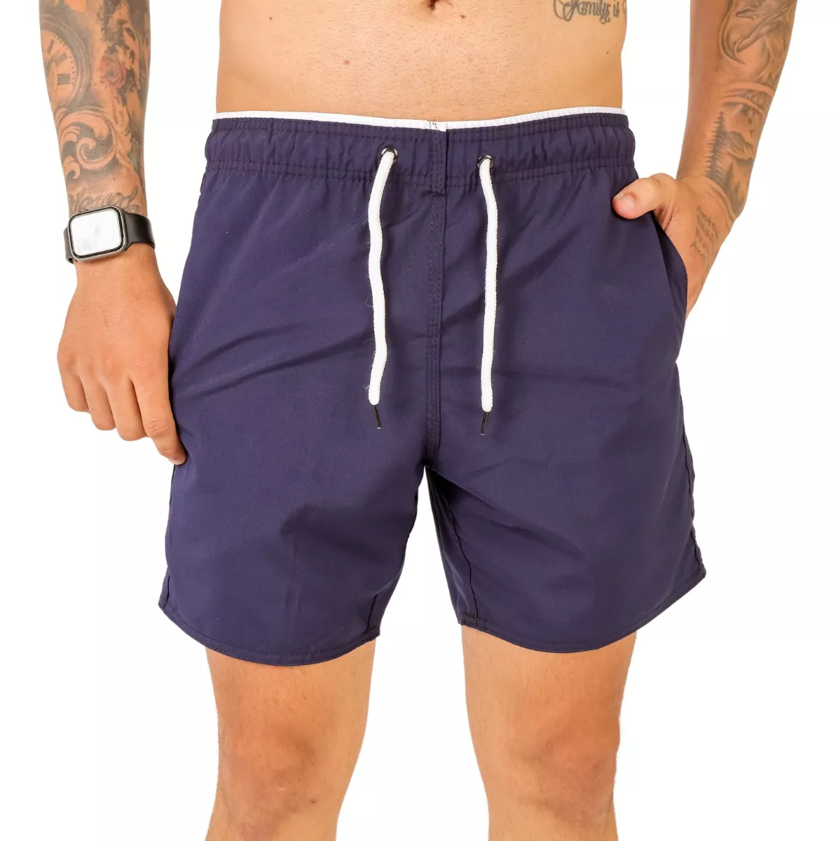 Short Praia Masculino Tactel Elastano Praia Fitness Treino