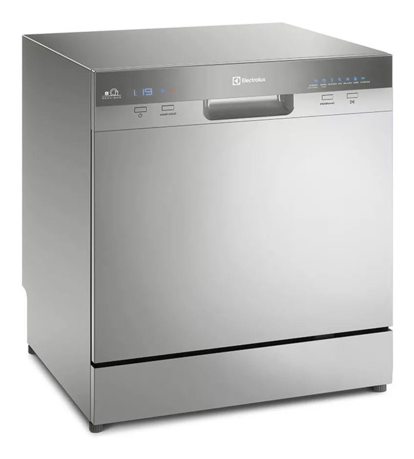 Electrolux LL08 Lava Louças 8 Serviços Inox Com Função Higienizar, 780W, 220V