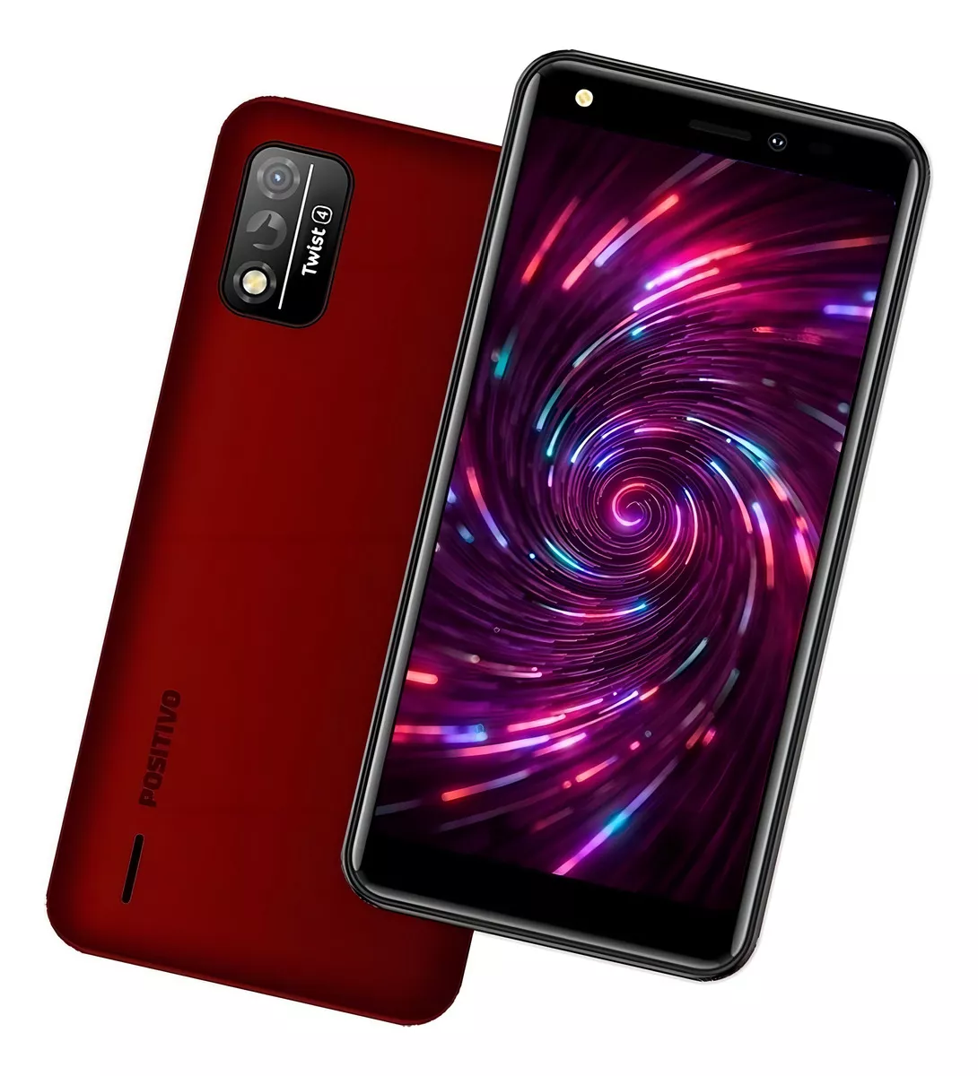 Positivo Twist 4 Fit S514 Dual SIM, 64 GB, 1 GB RAM (Vermelho)