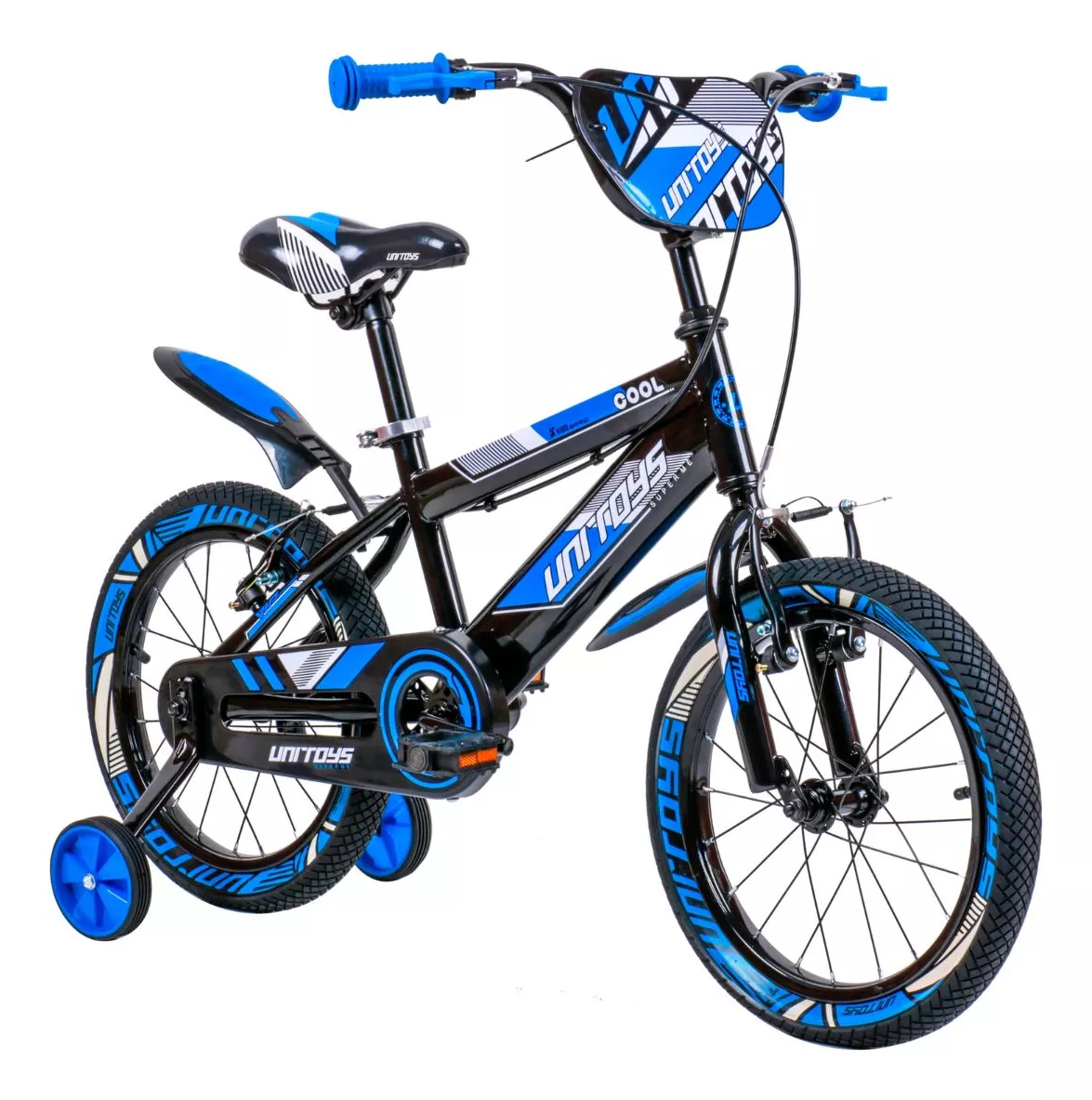 Bicicleta Infantil Pro Aventura Azul Aro 16 - Unitoys