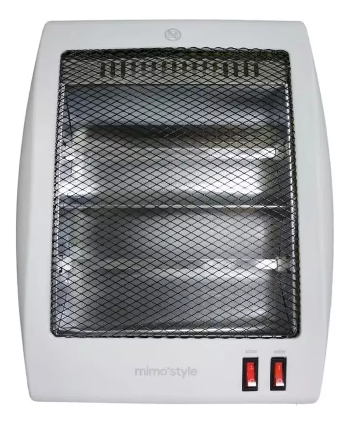 Aquecedor De Ar Elétrico Quartzo Halógeno 800w Mimo Style