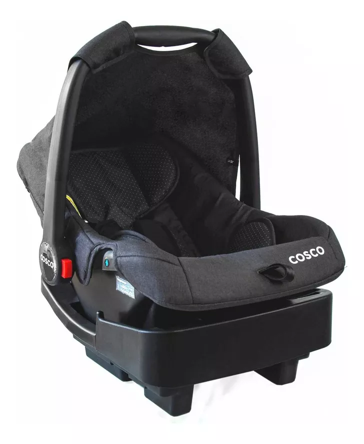 Conjunto Travel System Jetty 3.0 Trio Preto Poá Cosco Kids