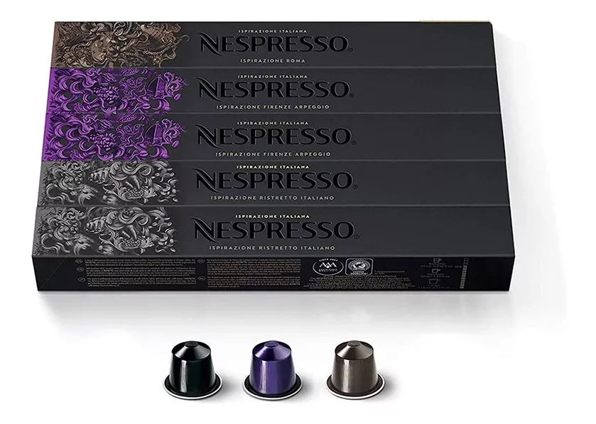 Cápsulas De Café Nespresso Intenso - 50 Cápsulas