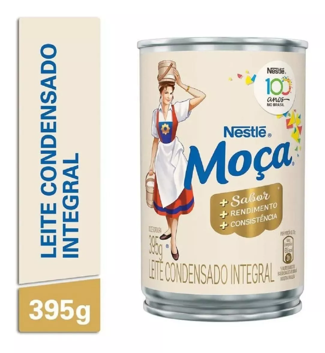 Leite Condensado Moça Lata 395g