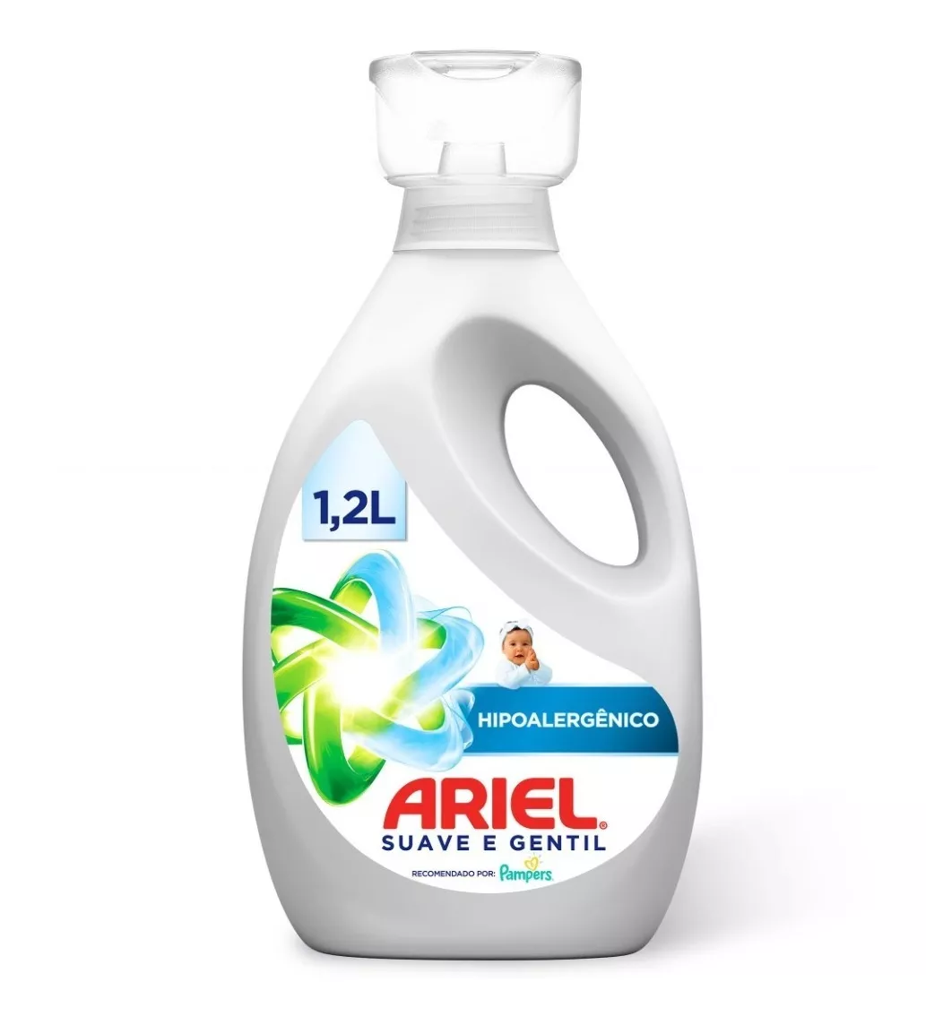 Sabão Líquido Suave E Gentil Hipoalergênico 1.2l Ariel