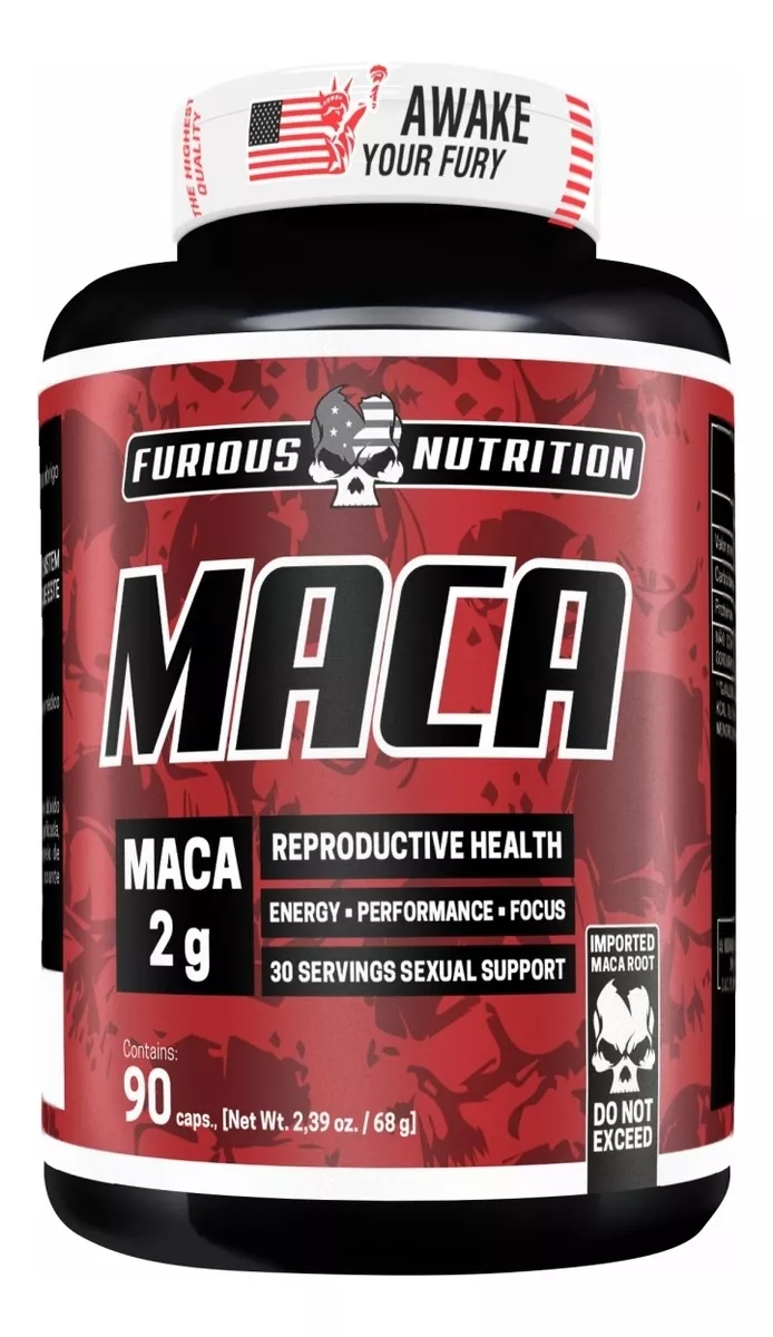 Maca Peruana Premium 2000mg - 90 Cápsulas, Fórmula Importada