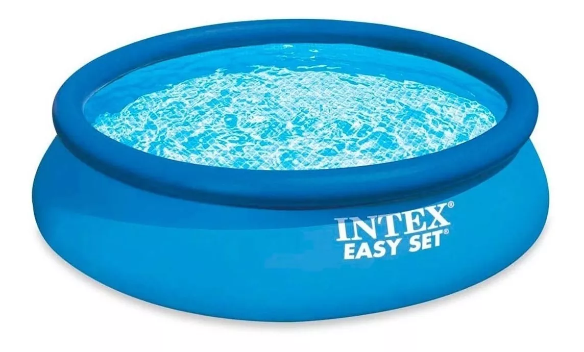 Piscina Inflável Redonda Intex Easy Set 28120 De 305cm X 76cm 3853l Azul Caixa