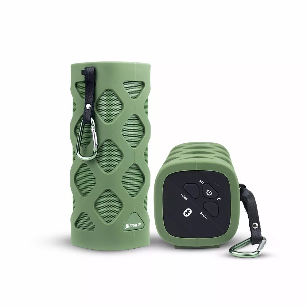 Caixa Acústica Portátil Frahm Px 120 com Bateria até 12hs Bluetooth NFC 6w Rms Popbox Verde