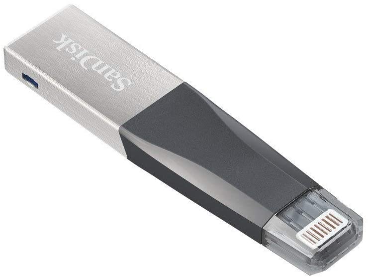 Pendrive SanDisk Ixpand Mini para Iphone e Ipad USB 3.0, 128GB, SDIX40N-128G-GN6NE