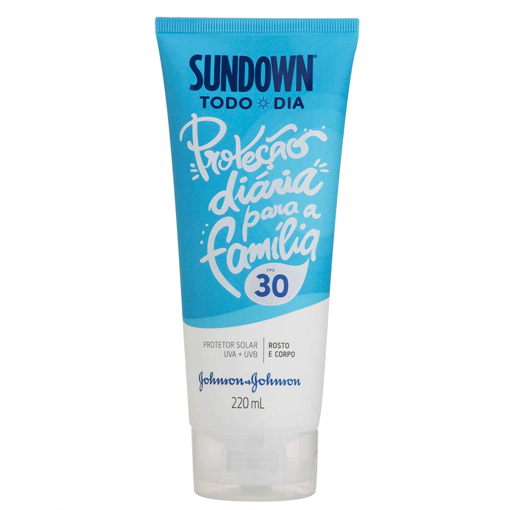 Protetor Solar Todo Dia FPS 30, Johnson's, Branco, 220 ml