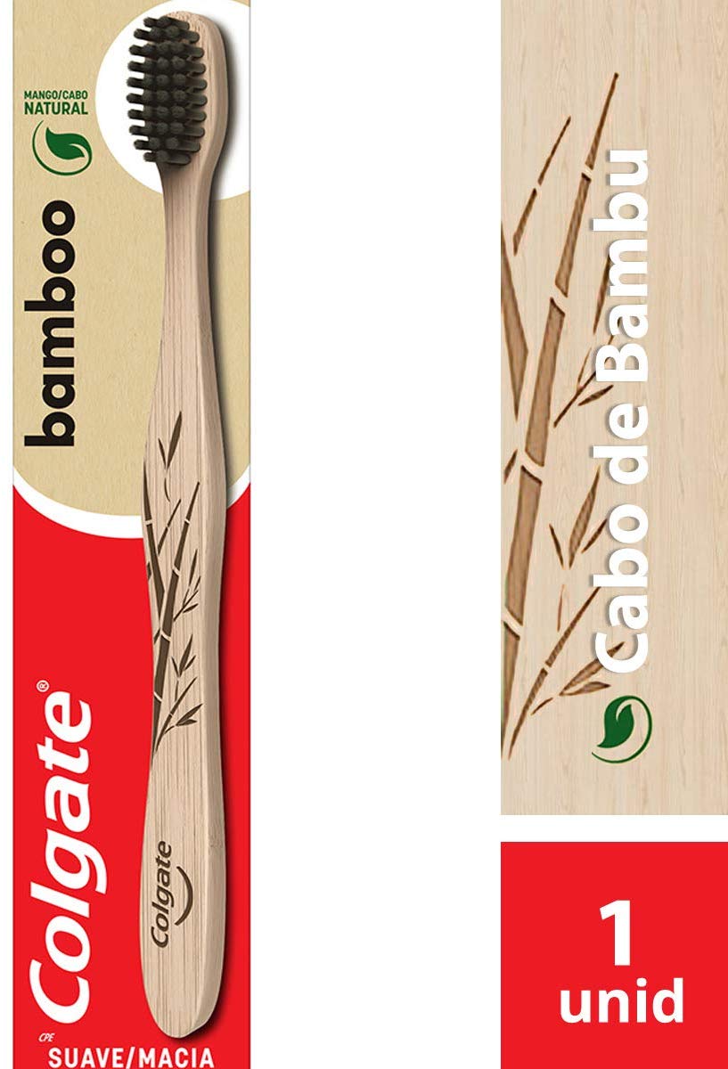  Escova Dental Bamboo, Colgate 