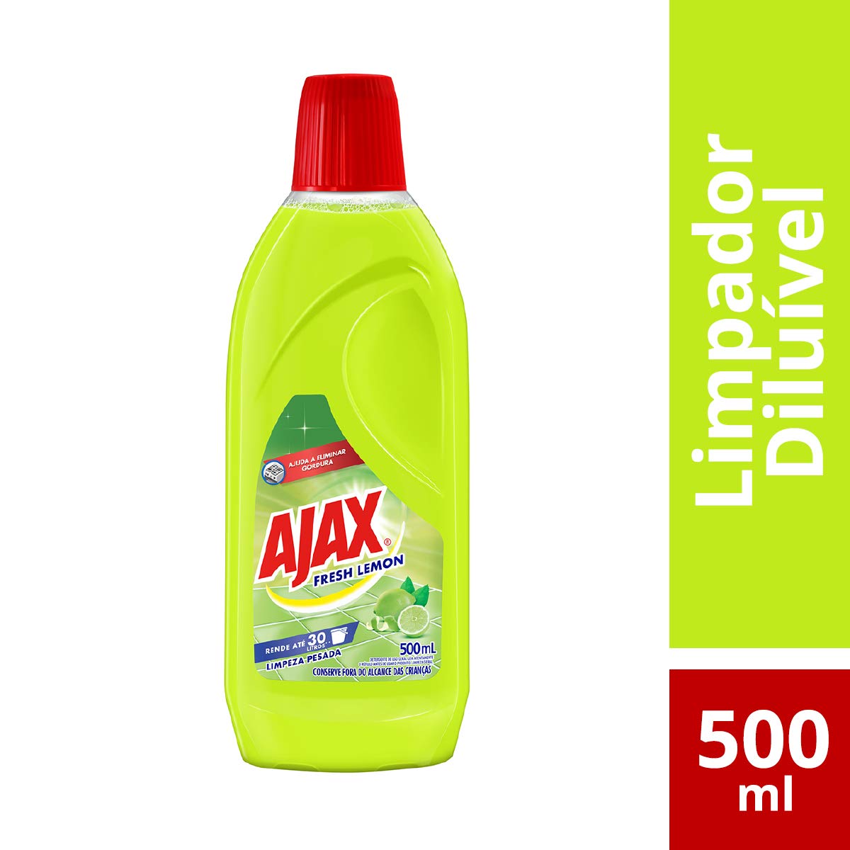 Limpador Diluível Ajax Fresh Lemon 500ml