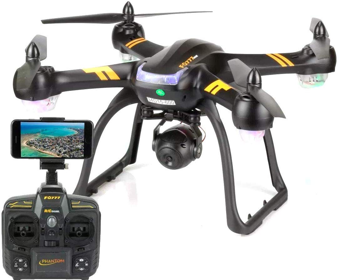 Drone Fq30 Fq777 Regulagem Câmera Pelo Controle E Sistema Altitude Holder