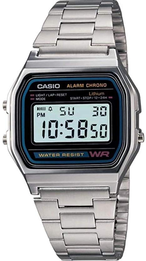 Relógio Unissex Casio A158Wa 1Df Digital