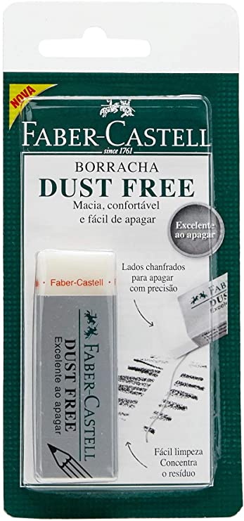 Borracha Dust Free Faber-Castell SM/187129 Branca